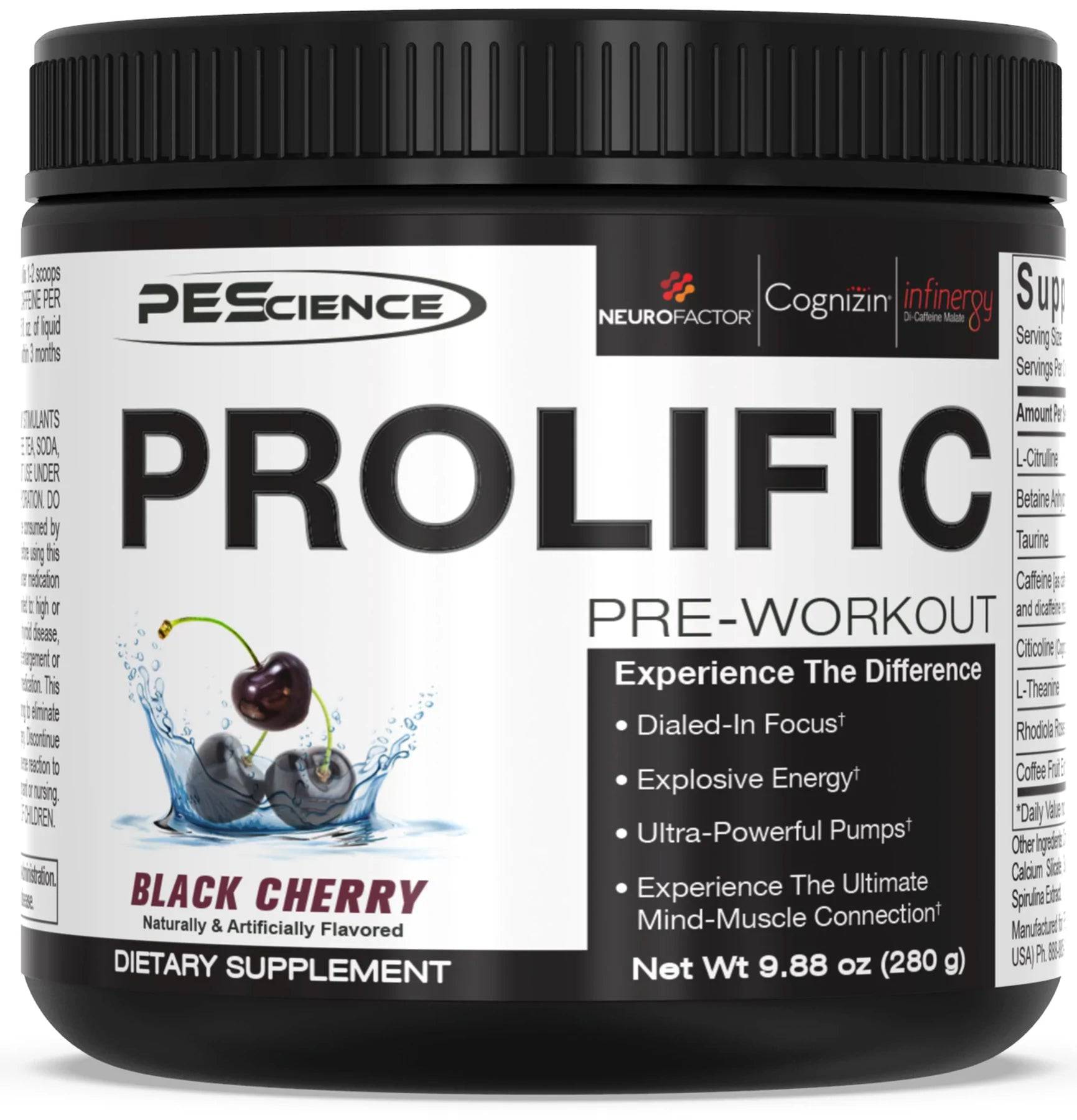 Prolific Pre workout - Bemoxie Supplements