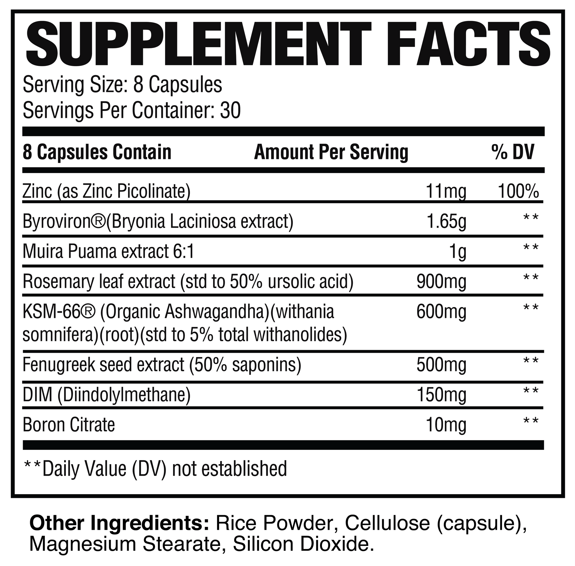 RAW Nutrition RAW Test - Bemoxie Supplements