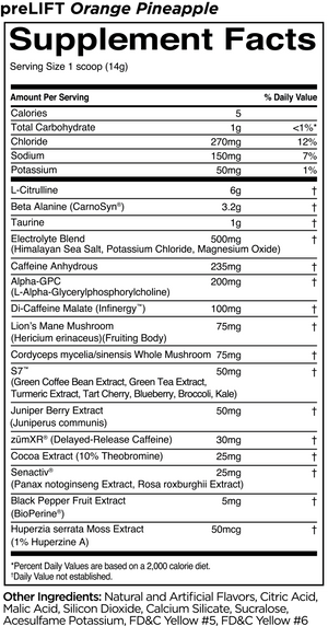 Rule One Pre Lift Pre-Workout - Bemoxie Supplements