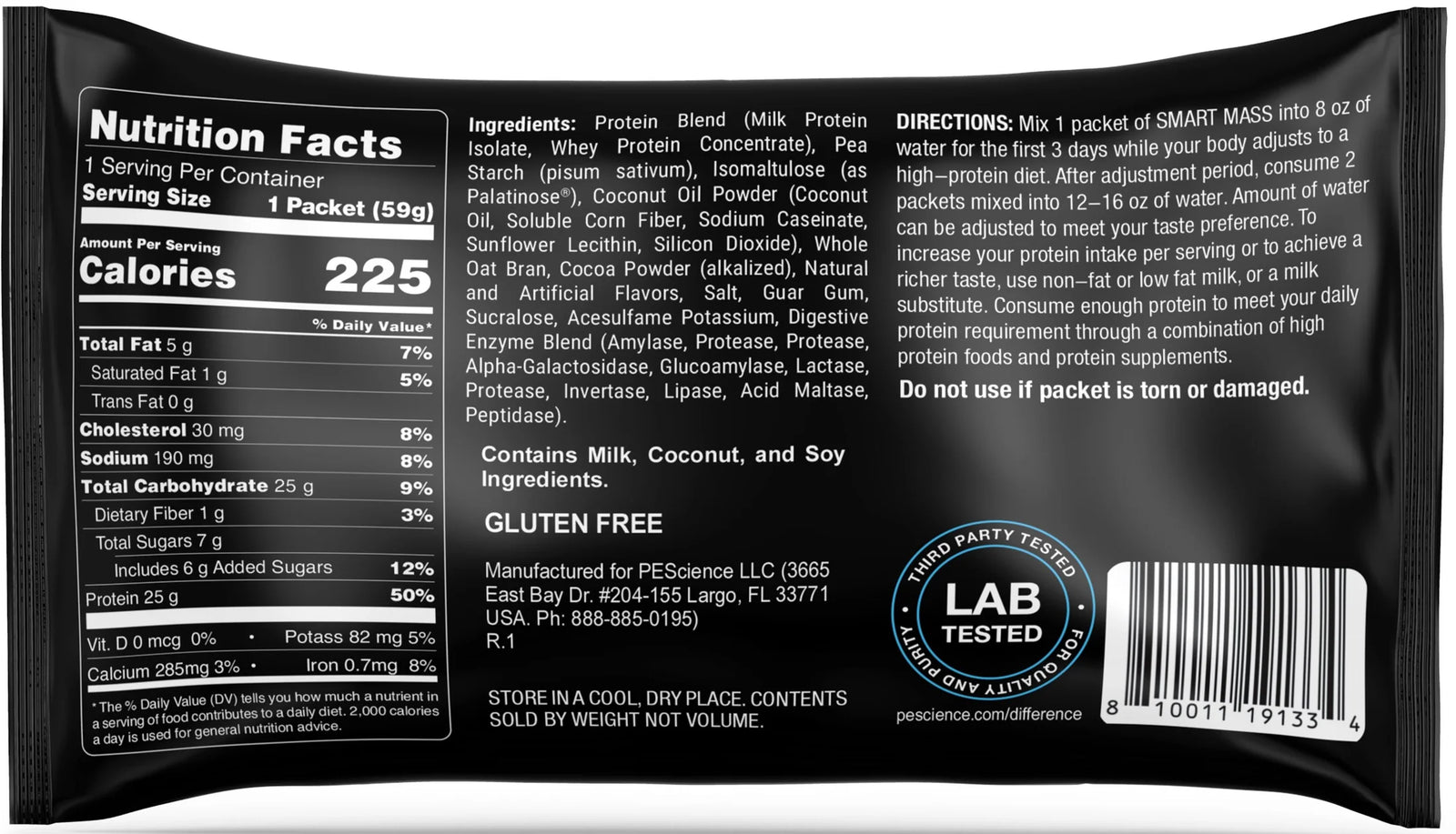Pescience Smart Mass Sample (1) - Gourmet Chocolate