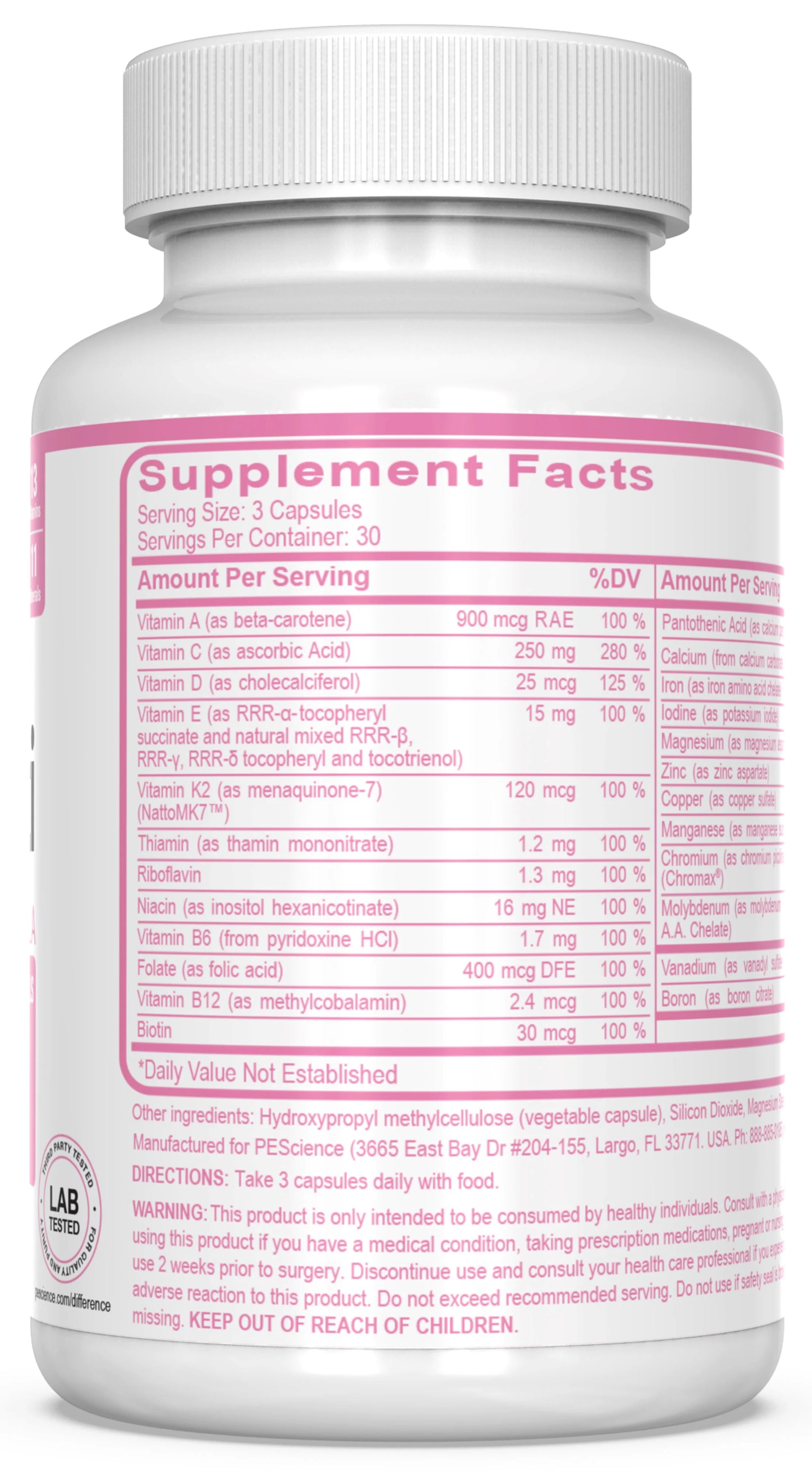 PEScience TruMulti Women's - Bemoxie Supplements